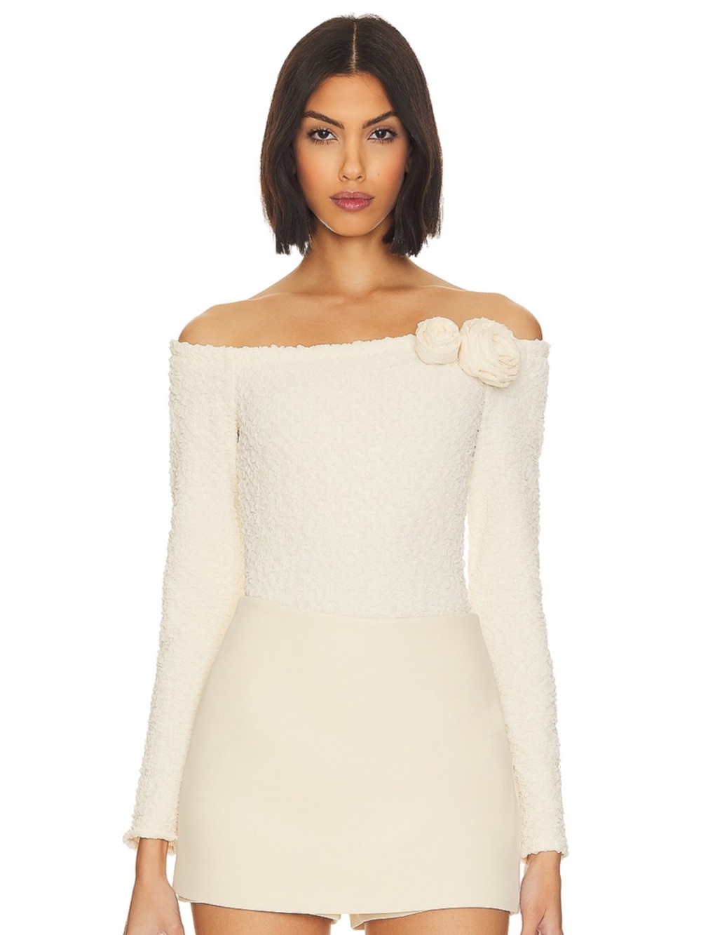 LPA Romola Bodysuit in Cannoli Cream